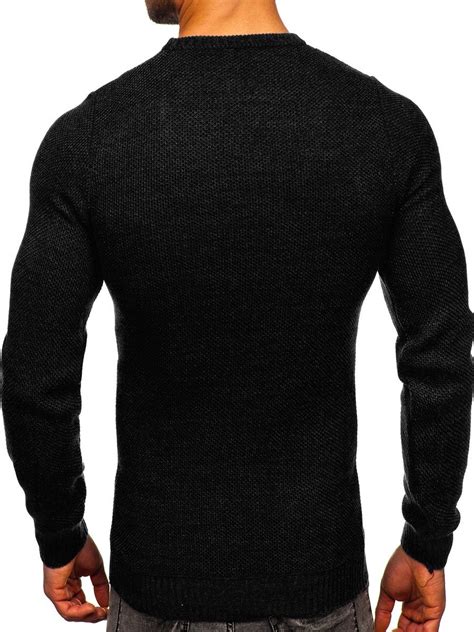 Suéter Para Hombre Color Negro Denley 4629 Negro