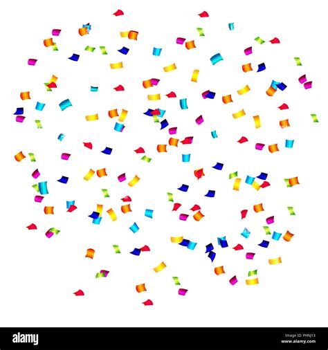 Abstract Confetti Background With Polka Dot Confetti Vector