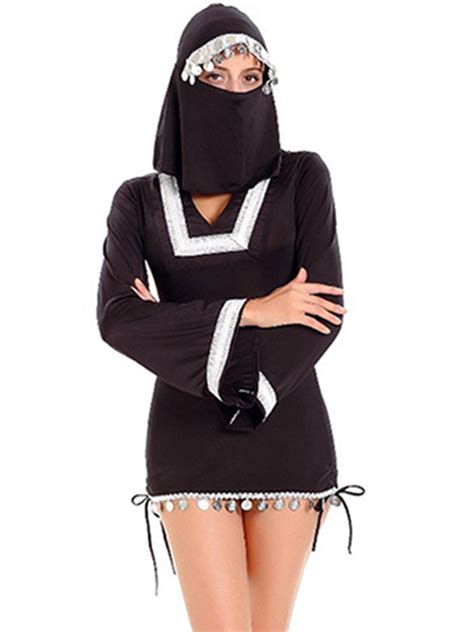 Middle Eastern Arab Girl Burka Halloween Costume Wonder Beauty Lingerie Dress Fashion Store