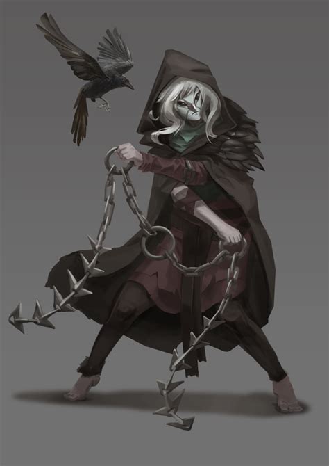 Rf Nightsky The Raven Queens Shadar Kai Warlock Characterdrawing