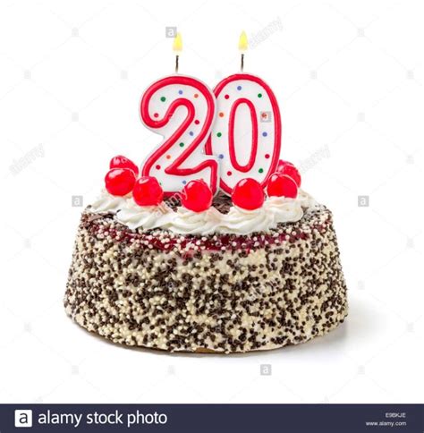 32 Beautiful Image Of 20th Birthday Cake