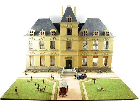 Kuifje - Grote maquette - Moulinsart castle vor the exhibition of Hergé from Stéphane Steeman ...