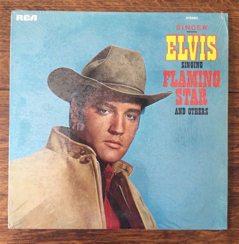 Elvis Presley Elvis Singing Flaming Star And Others Vinyl Stereo Etsy