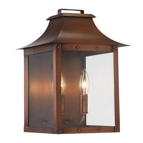Acclaim Lighting Manchester Collection 2 Light Copper Patina Outdoor