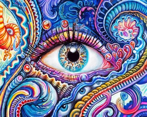Psychedelic Eye Paint By Numbers Num Paint Kit