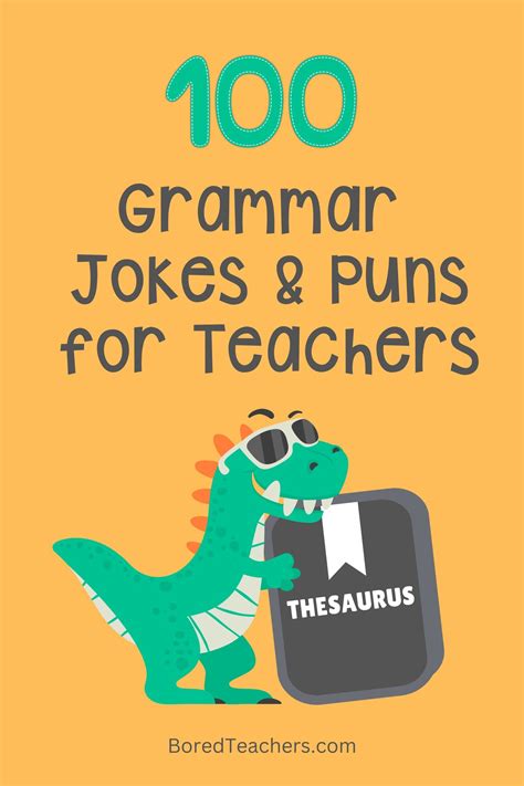 100 Grammar Jokes And Puns For Teachers