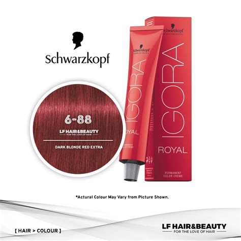 Schwarzkopf Igora Royal 6 88 Dark Blonde Red Extra 60ml Lf Hair And