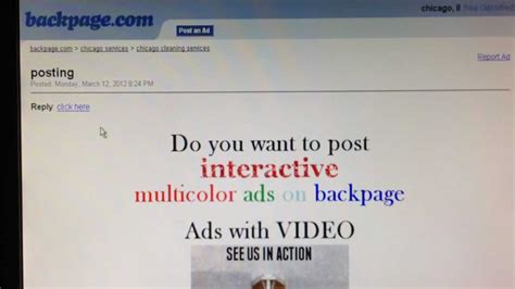 How To Post Re Post Edit Posts On Backpage Youtube