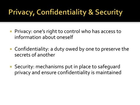 Ppt Electronic Health Records And Legal Issues Of Privacy