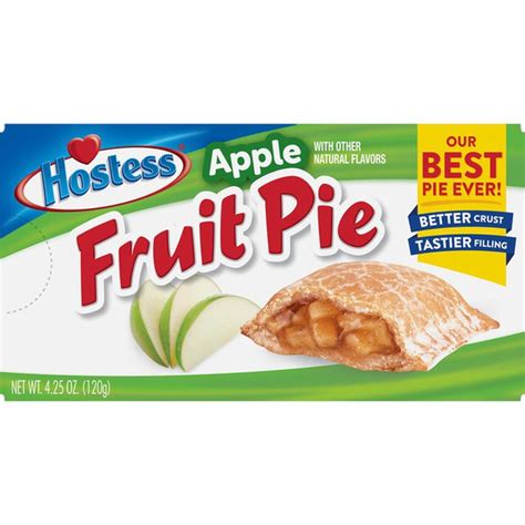 Hostess Apple Fruit Pie Single Serve 45 Oz Instacart