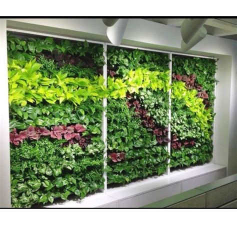 Artificial Plastic Natural Vertical Garden Wall For Decoration At Rs