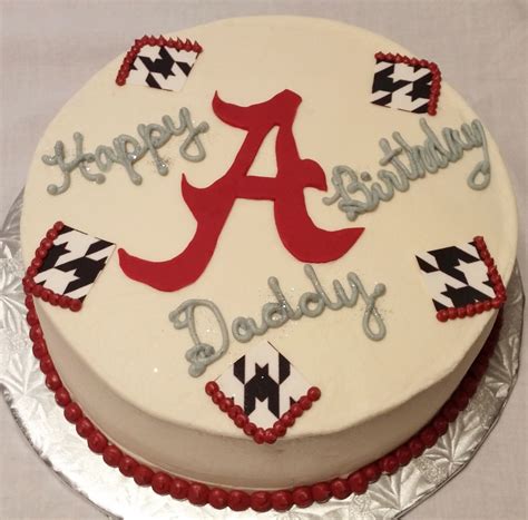 Alabama Crimson Tide Cake Cake Birthday Cake Desserts