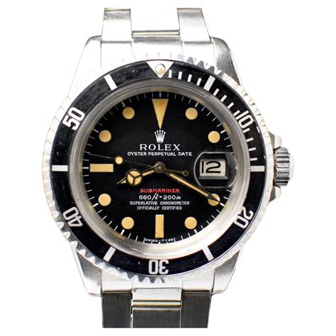 Rolex Submariner Matte Dial With Date 1680 Creamy Steel Automatic Watch