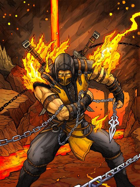 Scorpion is also very difficult to keep out as he can teleport at any moment, stopping opponents from throwing out. Scorpion Mortal Kombat X by Daniel-Jeffries on DeviantArt