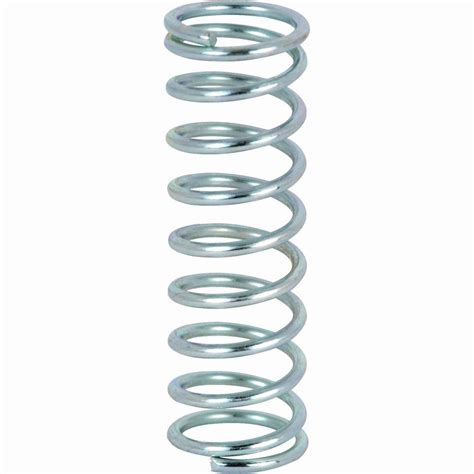 Compression springs apply a force by compressing or pushing on them. Prime-Line 1-1/8 in. L x 3/8 in. D Compression Springs-SP ...