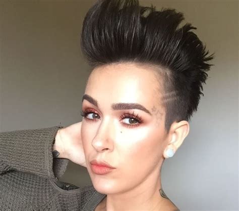 16 Gorgeous Hairstyles For People With Really Short Hair Faux Hawk Hairstyles Really Short