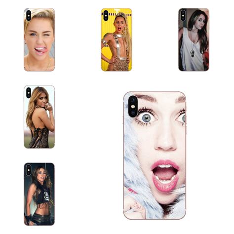 Soft Fashion Cover Case Unique Miley Cyrus For Apple Iphone 4 4s 5 5c 5s Se 6 6s 7 8 Plus X Xs
