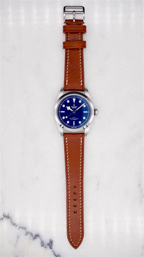 [straps] there is no better color combo than a blue dial and a brown strap r watches