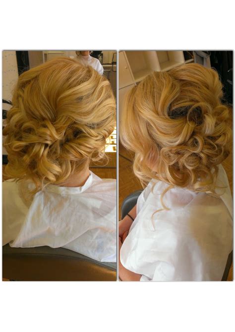 Bridal Hair Wedding Hair Side Swept Side Bun Messy Updo Updo