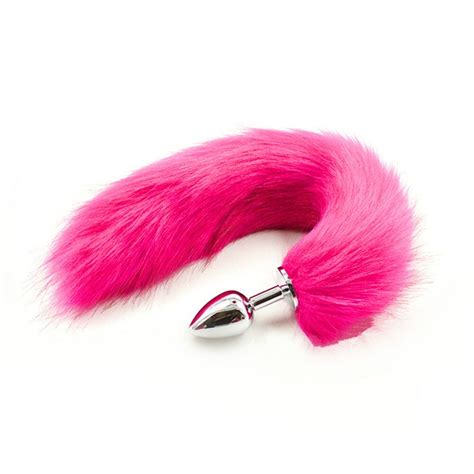 Colors Fox Tails Metal Butt Plug Couple Sex Toys Erotic Cosplay Tail