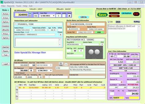 Pharmacy Software Software Informer Screenshots