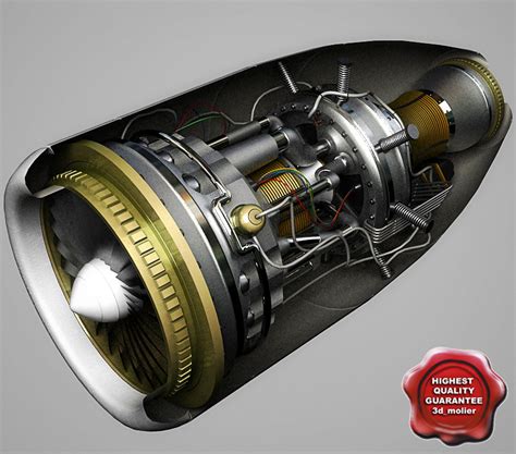 Small Airplane Engine 3d Model All In One Photos