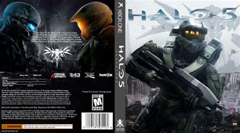 Halo 5 Guardians Xbox One Box Art Cover By Tomek Sobski