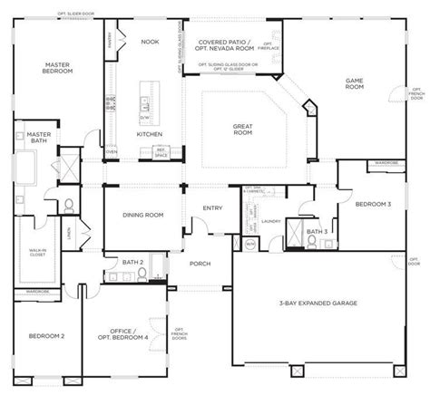 47 4 Bed 1 Story House Plans Great House Plan