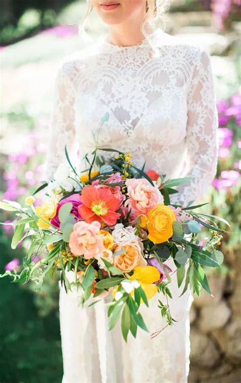 15 Fresh And Playful Poppy Wedding Bouquets Poppy Wedding Bouquets