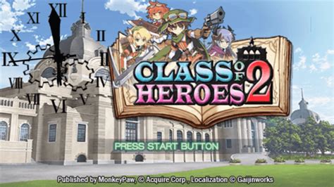Class Of Heroes 2 Images Launchbox Games Database