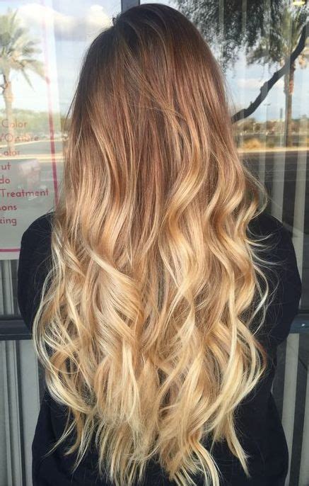 #volume #long #curly hair with #ombre ! See more >> www ...