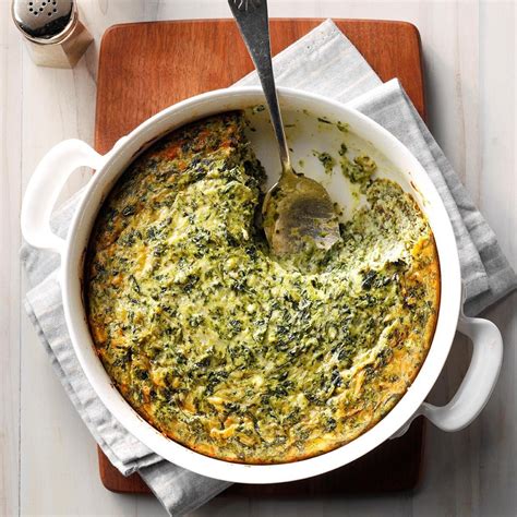 Spinach Souffle Side Dish Recipe Taste Of Home