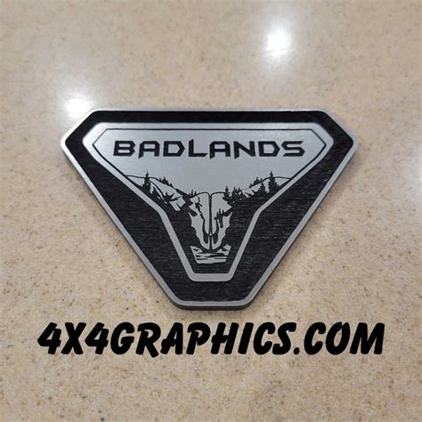 Ford Bronco Badlands Emblem Badge 32616 Etsy