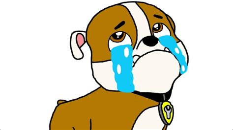 Rubble Crying Paw Patrol Fananimation Youtube