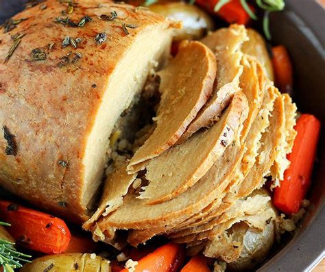 Roasted Tofurkey Recipe For Thanksgiving Christmas Easter Vegan And
