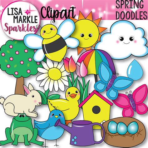 Spring Animals Plants And Things Clipart Spring Animals Baby Clip