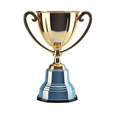 Generative Ai Png Winner Trophy Blue Golden Champion Cup 27172633 Png