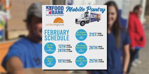 Lawrence 14 chenango, cortland 15 jefferson, lewis WF Area Food Bank's Mobile Pantry February schedule
