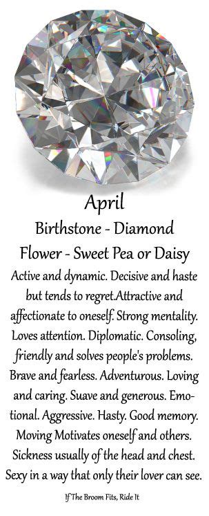 April Diamond April Birthstone Diamond Diamond Flower Birthstones