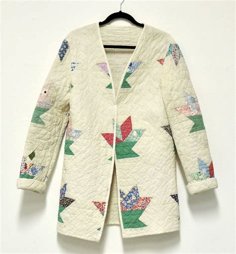 Jacket From Quilt Textiles Quilts Cardigan Blazer Sweaters Jackets