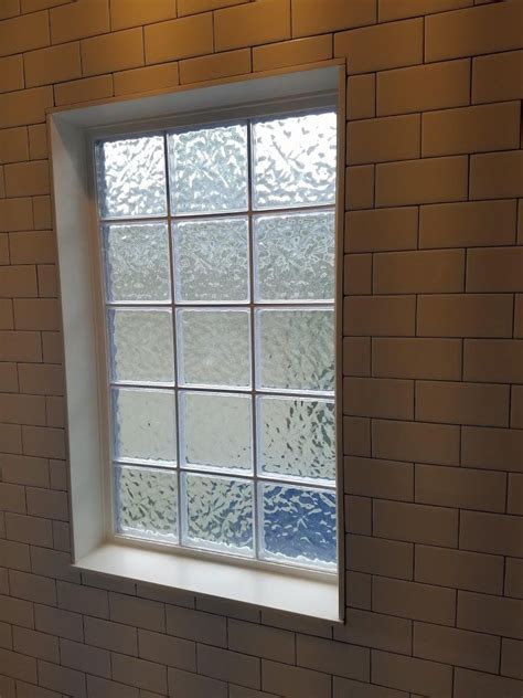Glass Block Window In Shower Glass Block Windows Glass Block Shower