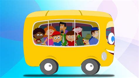 Die Räder Auf Dem Bus In Deutsch Bus Reim Kinderreim Preschool