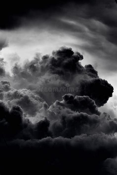 Dramatic Black Smoke From A Fire Stock Photo Image Of Weather