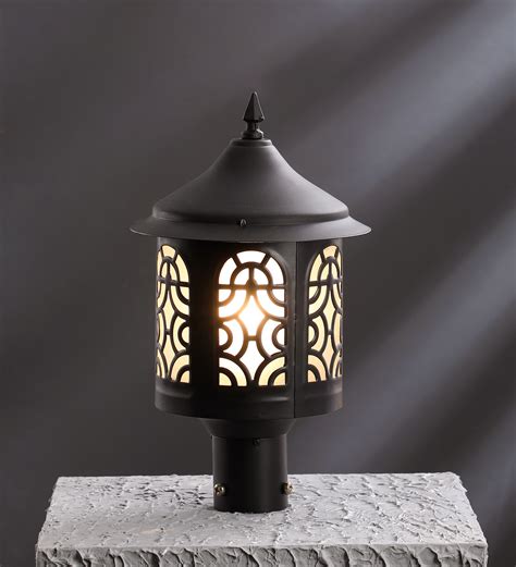 Buy Black Metal Gate Light By Superscape Outdoor Lighting Online Gate