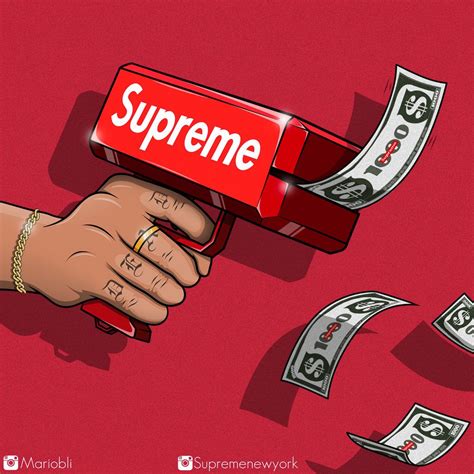Supreme Cash By Mariobli Supreme Iphone Wallpaper Supreme Wallpaper