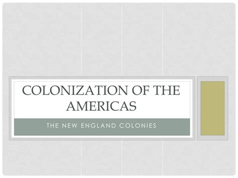 Ppt Colonization Of The Americas Powerpoint Presentation Free
