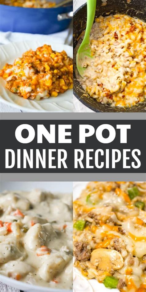 Delicious One Pot Stove Top Dinner Recipes