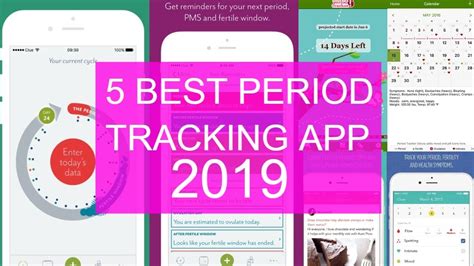 It has a large database and allows for barcode scanning or data input via text, voice or camera, which is a great feature. 5 Best Period Tracking Apps 2019 Review by Cherish Pads ...