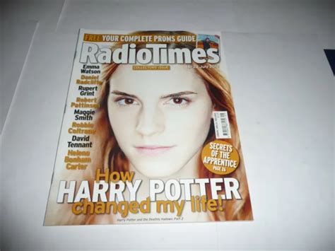 Radio Times Magazine 16 22711 Emma Watson Of Harry Potter Films