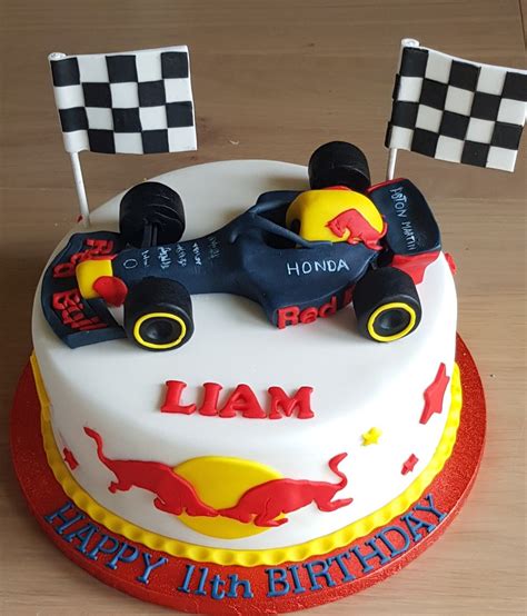 Red Bull Formula 1 Birthday Cake Torte Torte Di Compleanno Idee Per